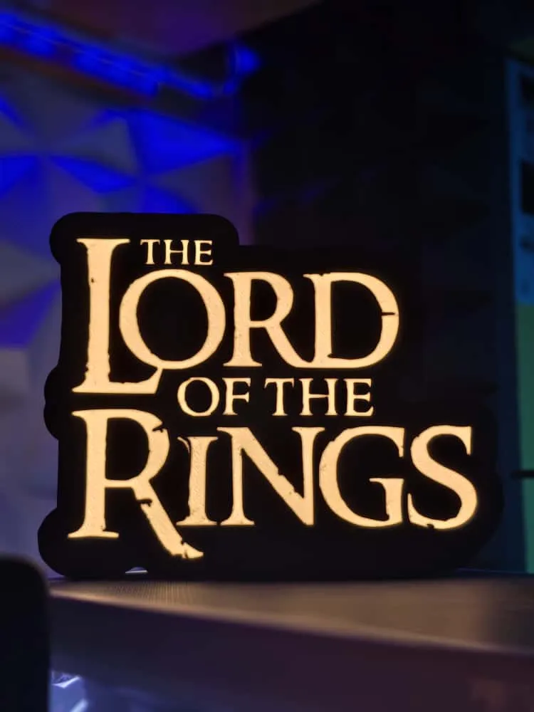 The Lord of the Rings - Lightbox, photo 4 of 4 - The Lord of the Rings - Lightbox Lamps & Lighting