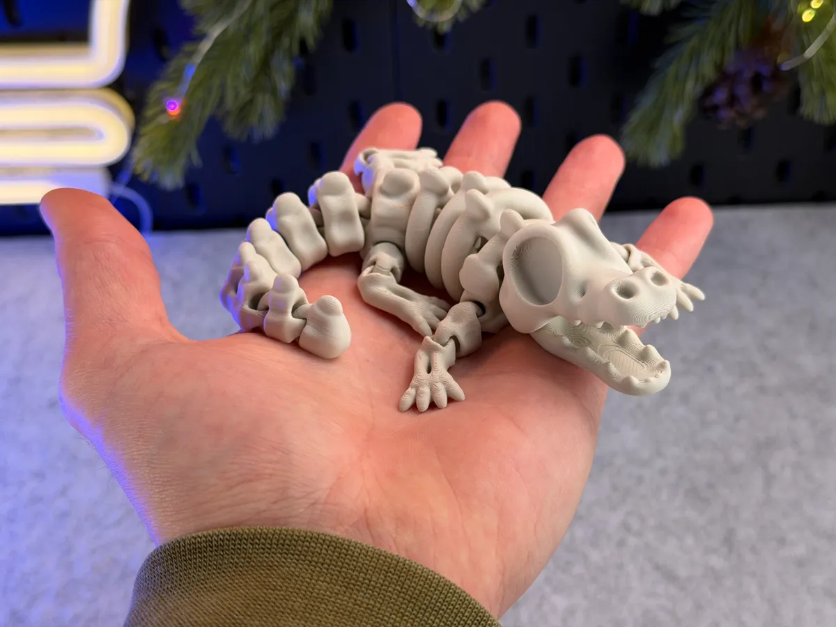 Articulated Skeleton Crocodile