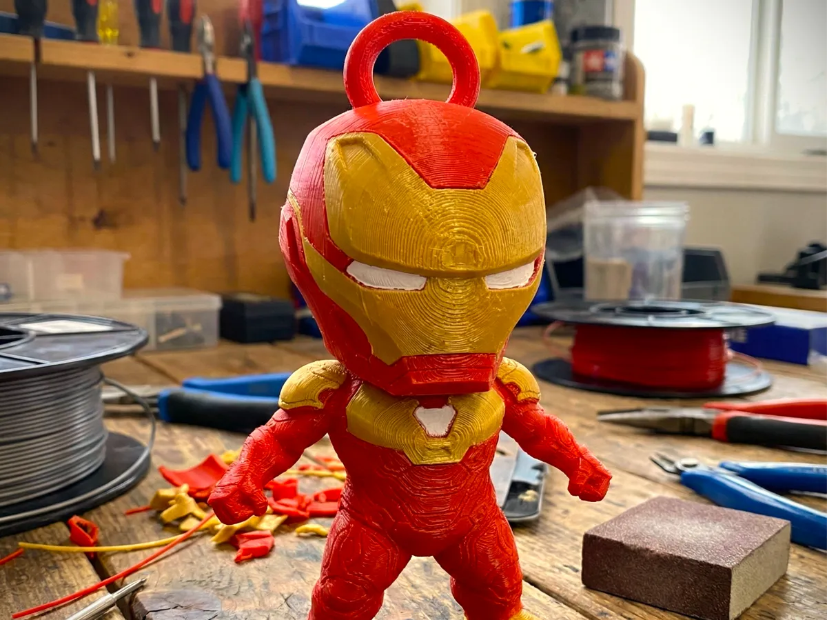 Iron Man Chibi Figür - Anahtarlık