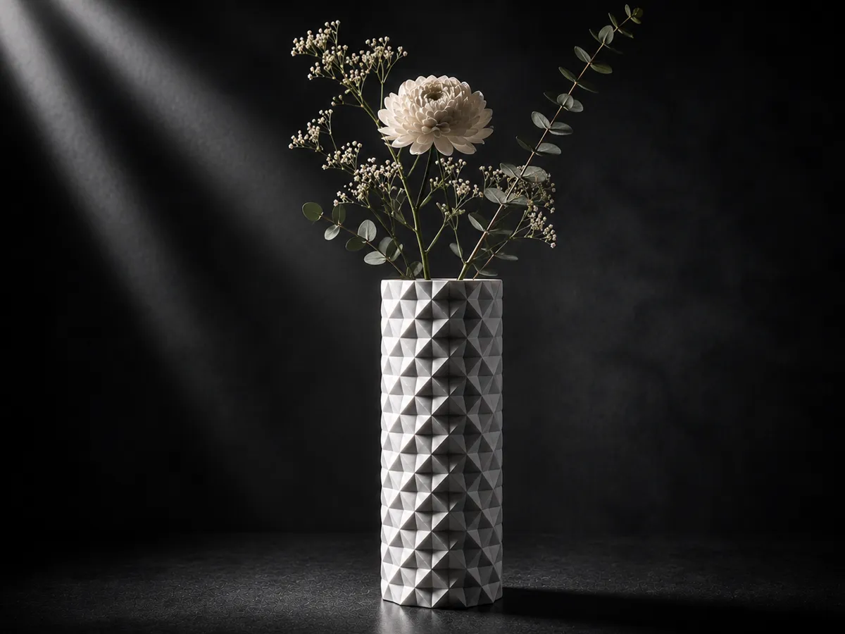 The Squared Vase Inspired By Origami | 2 Versions