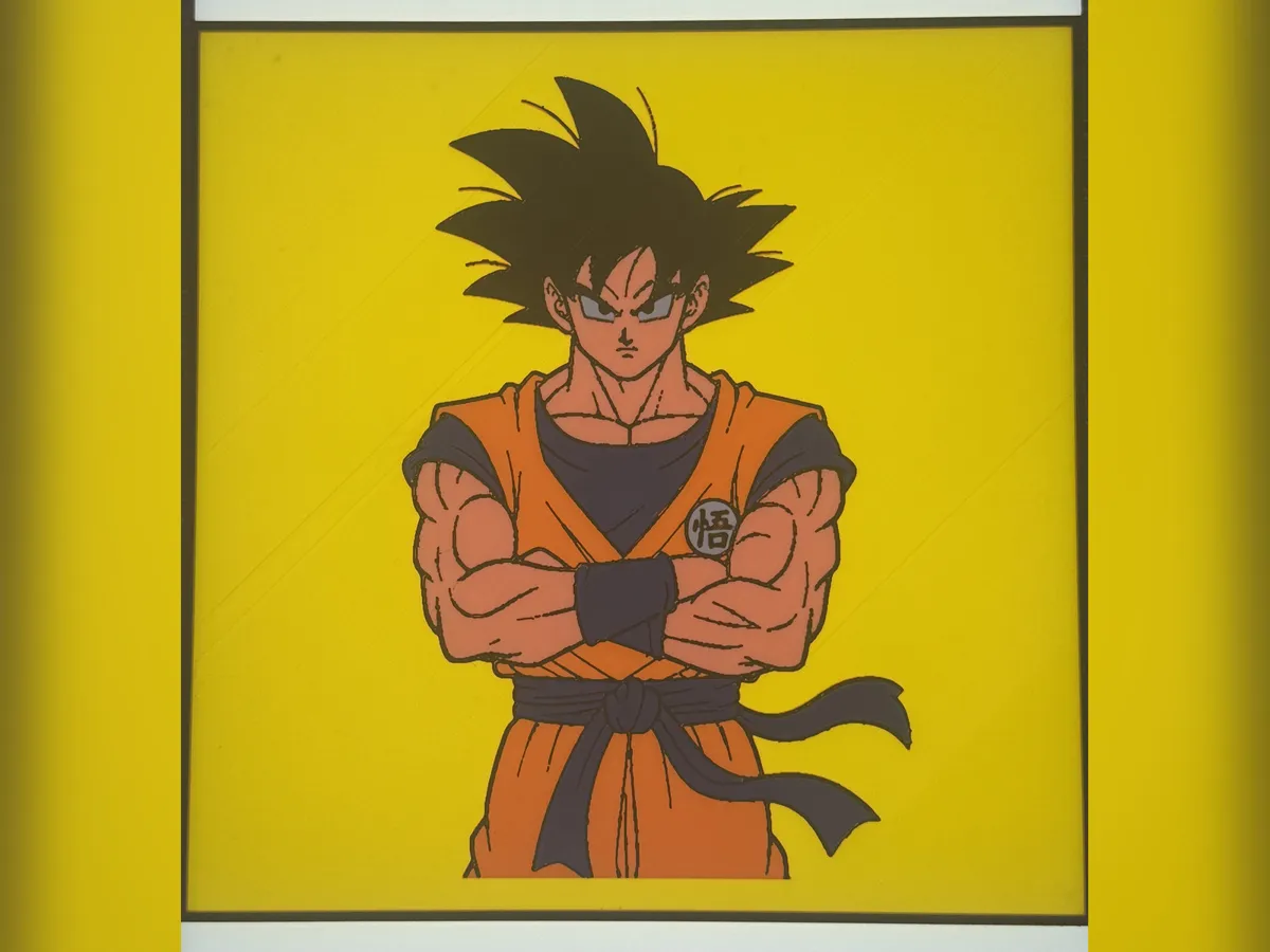 Goku Stance HueForge, photo 3 of 4 - Goku Stance HueForge Art