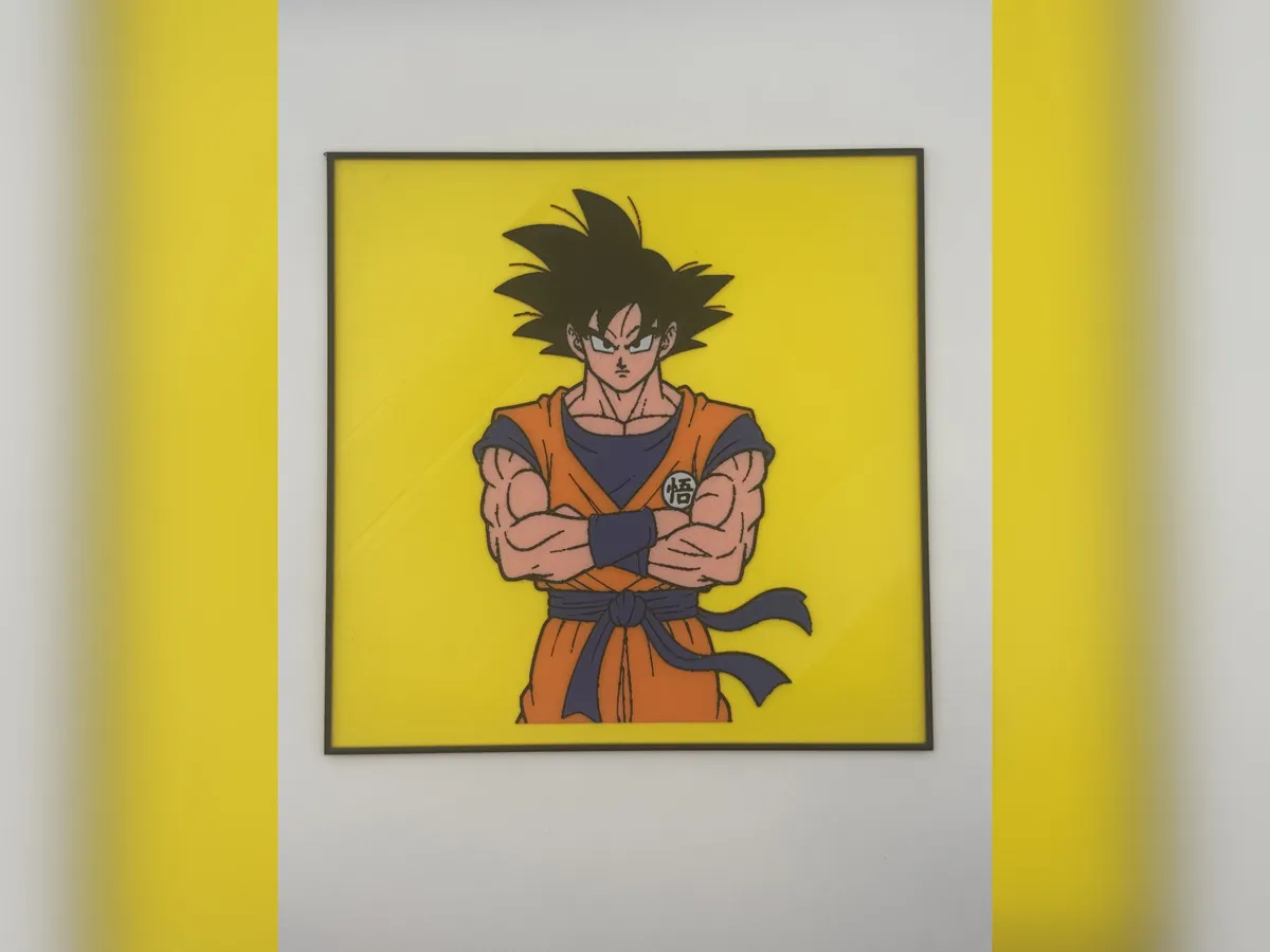 Goku Stance HueForge, photo 4 of 4 - Goku Stance HueForge Art