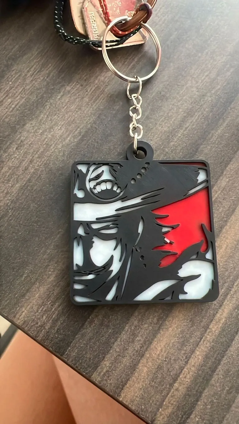 Portgas D. Ace Keychain One Piece, photo 2 of 2 - Portgas D. Ace Keychain One Piece Hobby & DIY