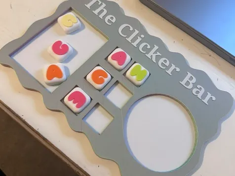 The Clicker Bar Fidget Tray Organiser - Other Hobby & DIY, in stock in India