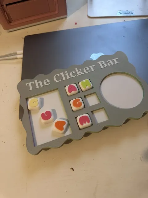 The Clicker Bar Fidget Tray Organiser, photo 3 of 4 - The Clicker Bar Fidget Tray Organiser Hobby & DIY