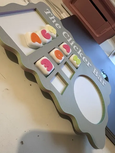 The Clicker Bar Fidget Tray Organiser, photo 4 of 4 - The Clicker Bar Fidget Tray Organiser Hobby & DIY