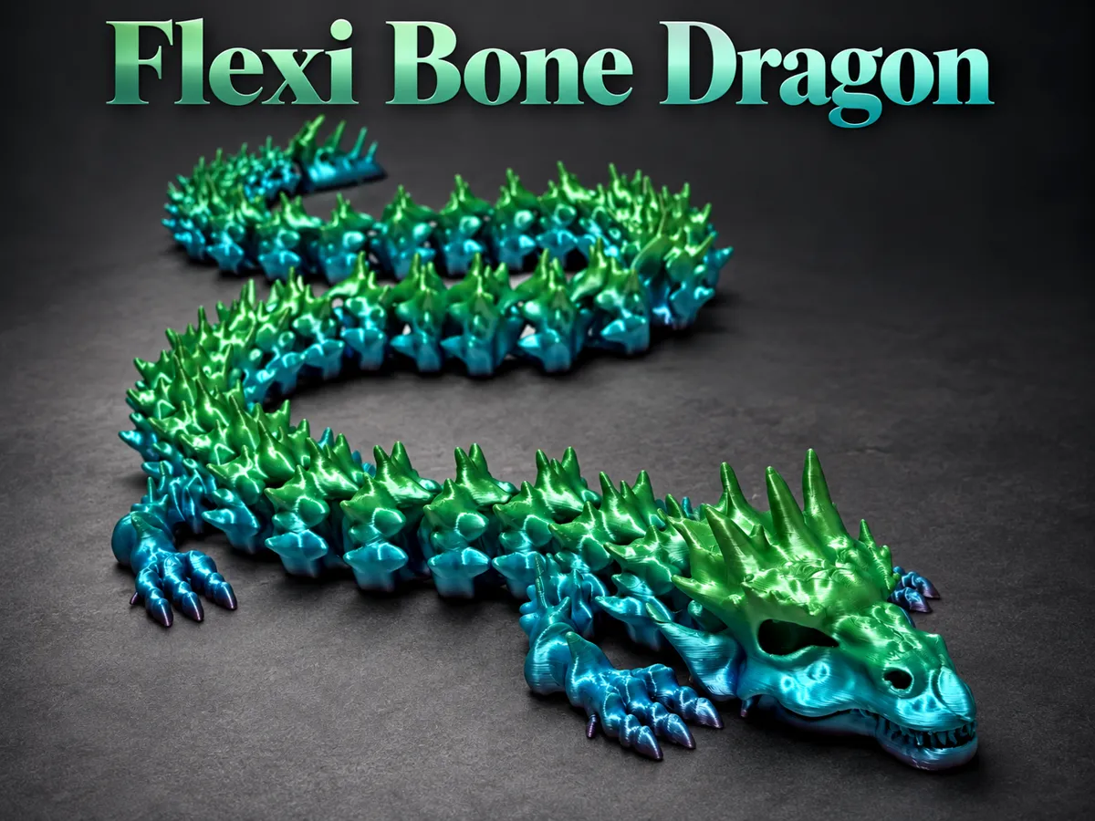Flexi Bone Dragon 80cm Articulated Skeleton Dragon