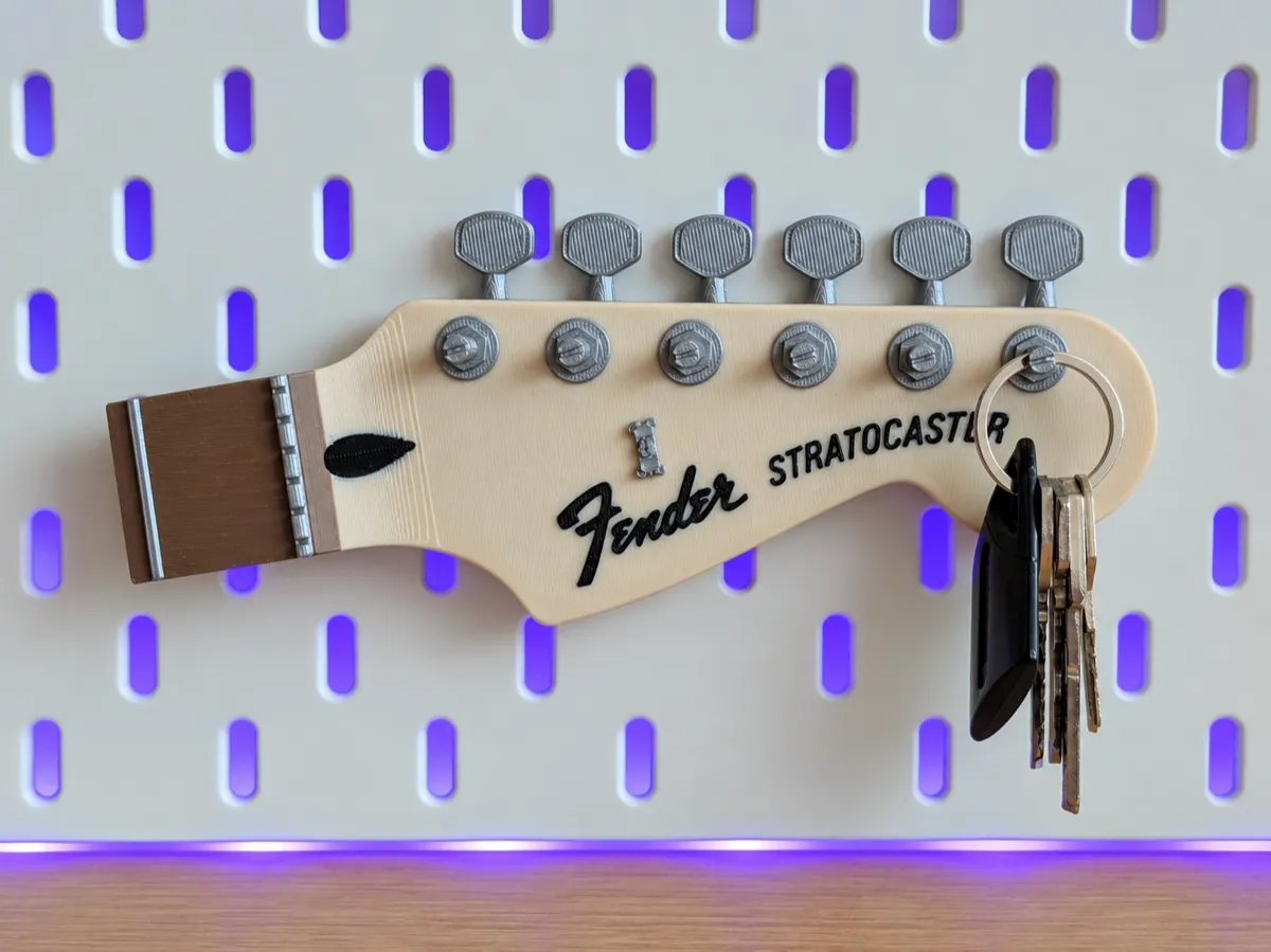 Fender Stratocaster Key Hanger | Guitar Key Holder