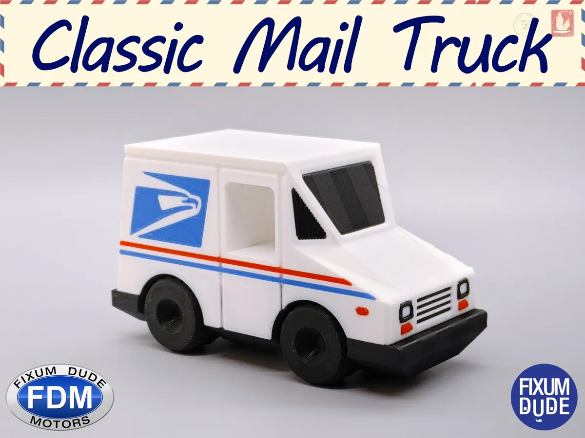 Fixum Dude Motors Classic Mail Truck - Brand & Logo Signs, in stock in India