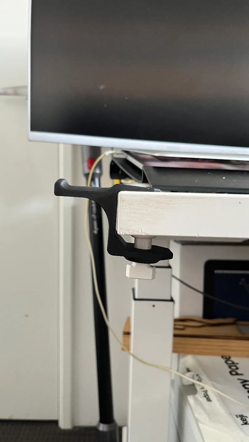 Desk Mount Headphone Holder, photo 2 of 4 - Desk Mount Headphone Holder Mobile & Device Accessories