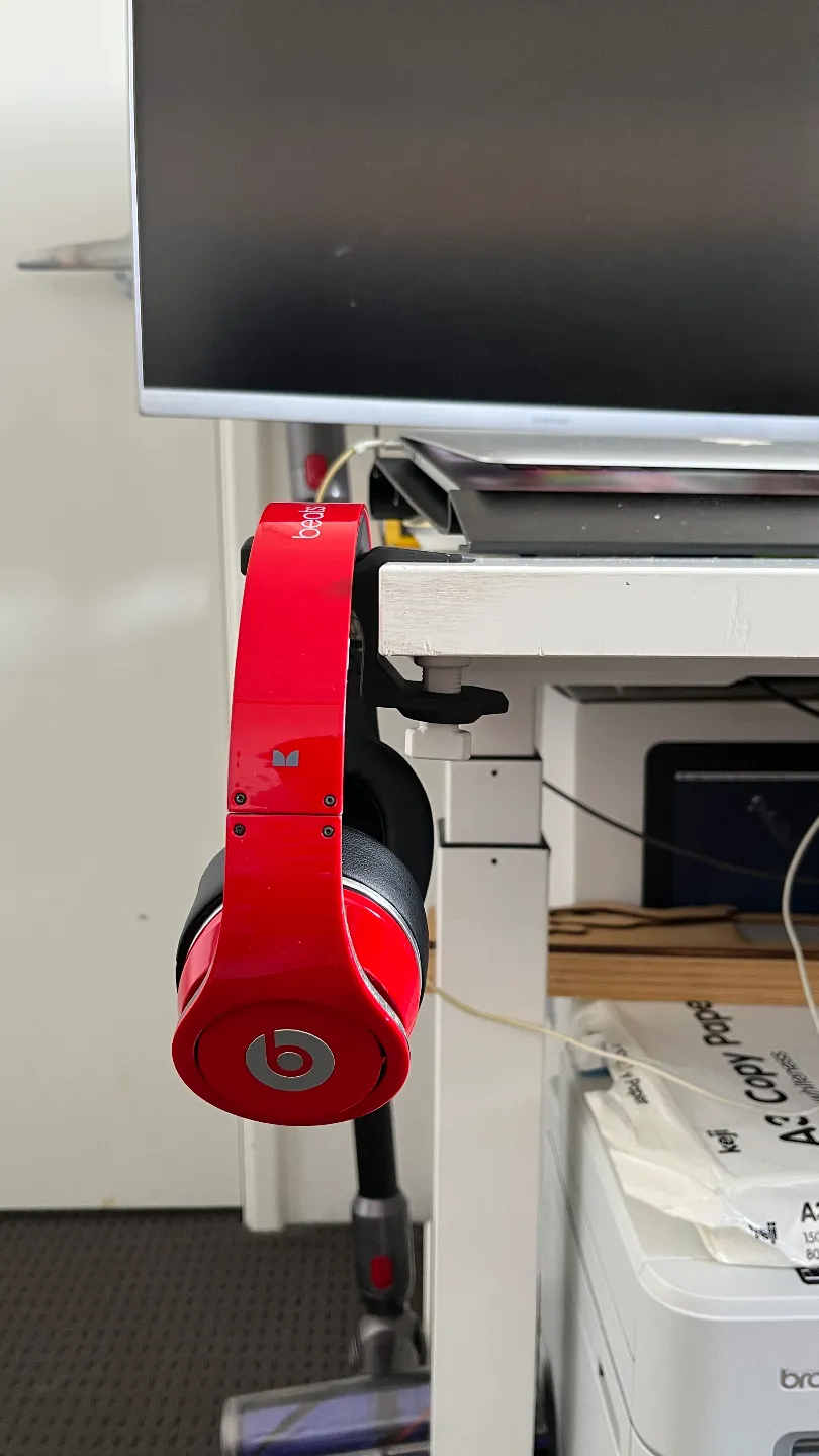 Desk Mount Headphone Holder, photo 3 of 4 - Desk Mount Headphone Holder Mobile & Device Accessories