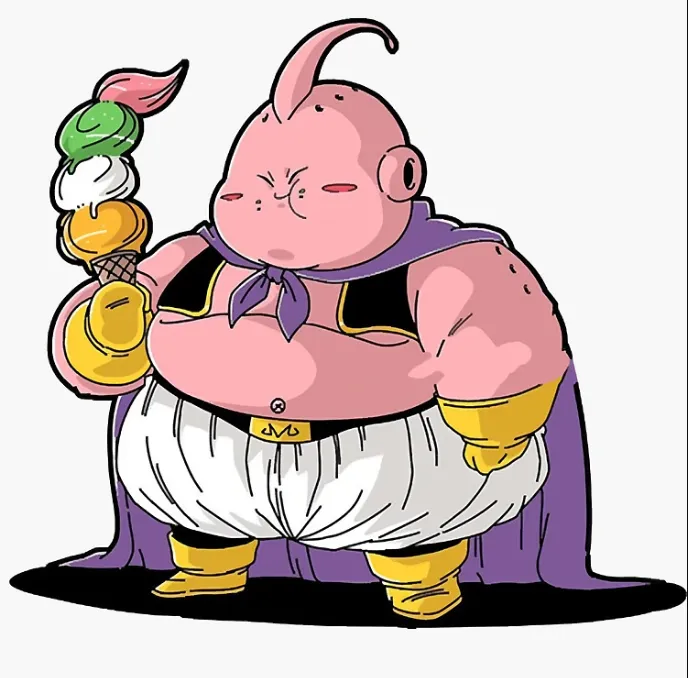 Majin Boo Sticker dbz, photo 2 of 2 - Majin Boo Sticker dbz Toys & Games