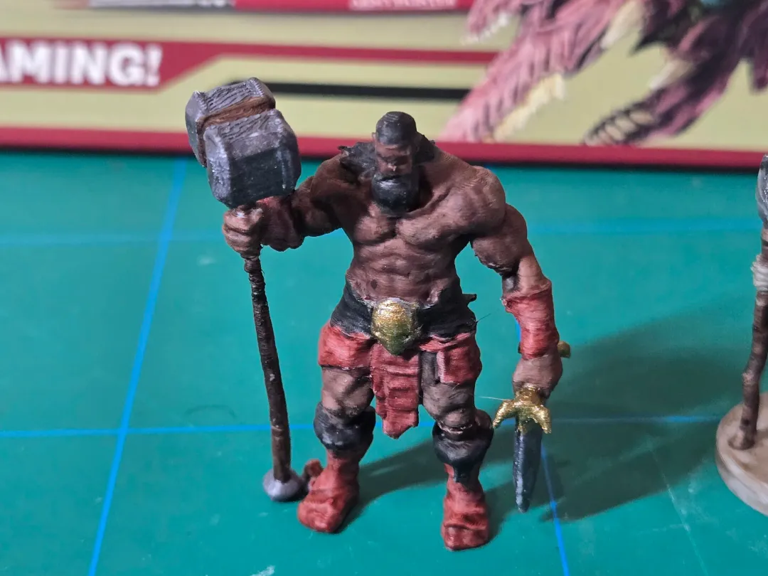 Viking barbarian - DND / wargaming miniature