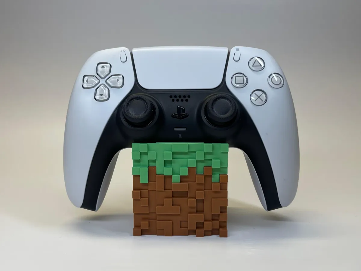 Grass Block PS5 Controller Stand - PS5 & PlayStation Controller Stands, in stock in India