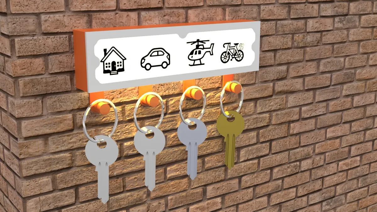 Illuminated Key Rack - Organizers, in stock in India