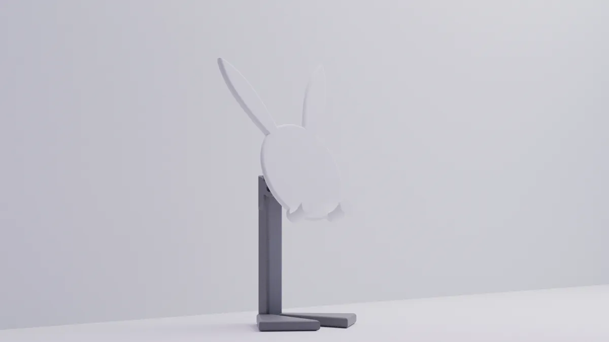 Adjustable bunny phone stand - no extra hardware!, photo 2 of 4 - Adjustable bunny phone stand - no extra hardware! Household
