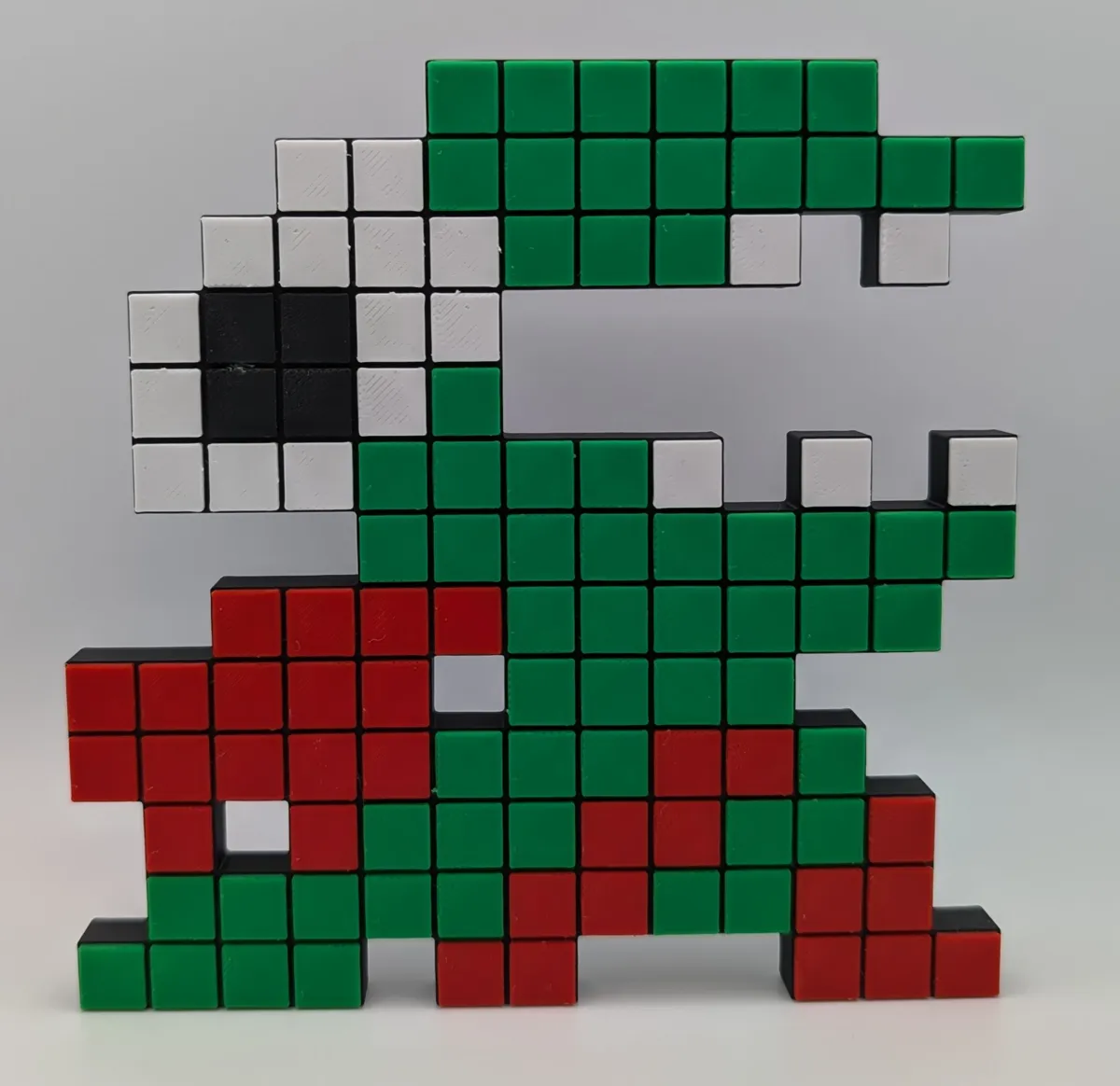Pixel Art Model - Dig Dug - Fygar, photo 2 of 2 - Pixel Art Model - Dig Dug - Fygar Art