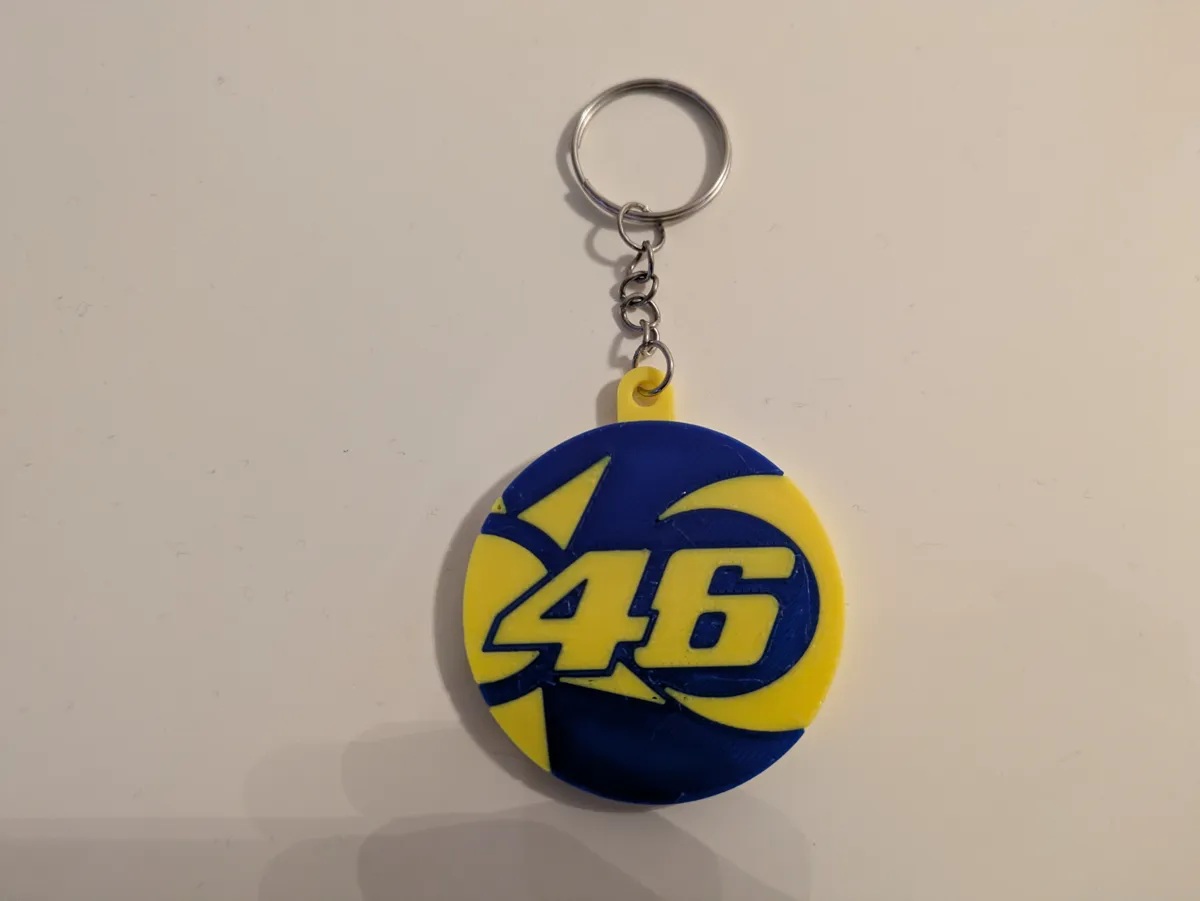 VR46 Valentino Rossi Keychain, photo 2 of 2 - VR46 Valentino Rossi Keychain Tools