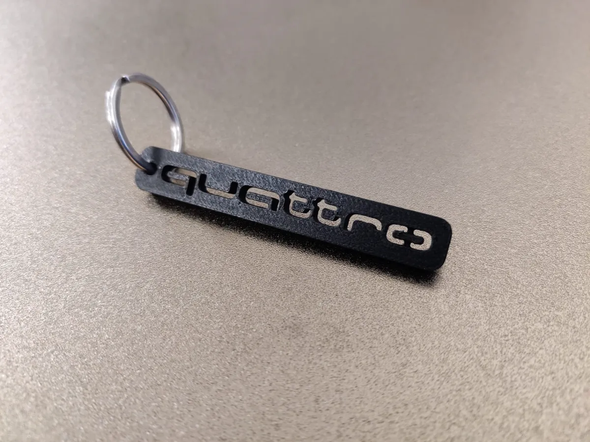 Audi Quattro Keychain
