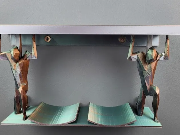 Toilet Paper Holder Shelf - 245mm Bathroom Storage