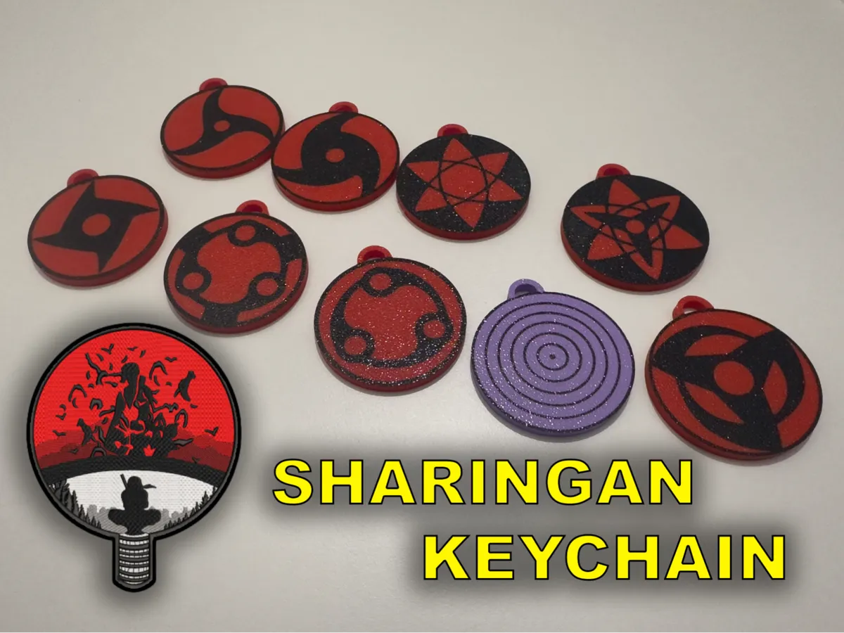 Sharingan Keychain (Naruto - Uchiha)