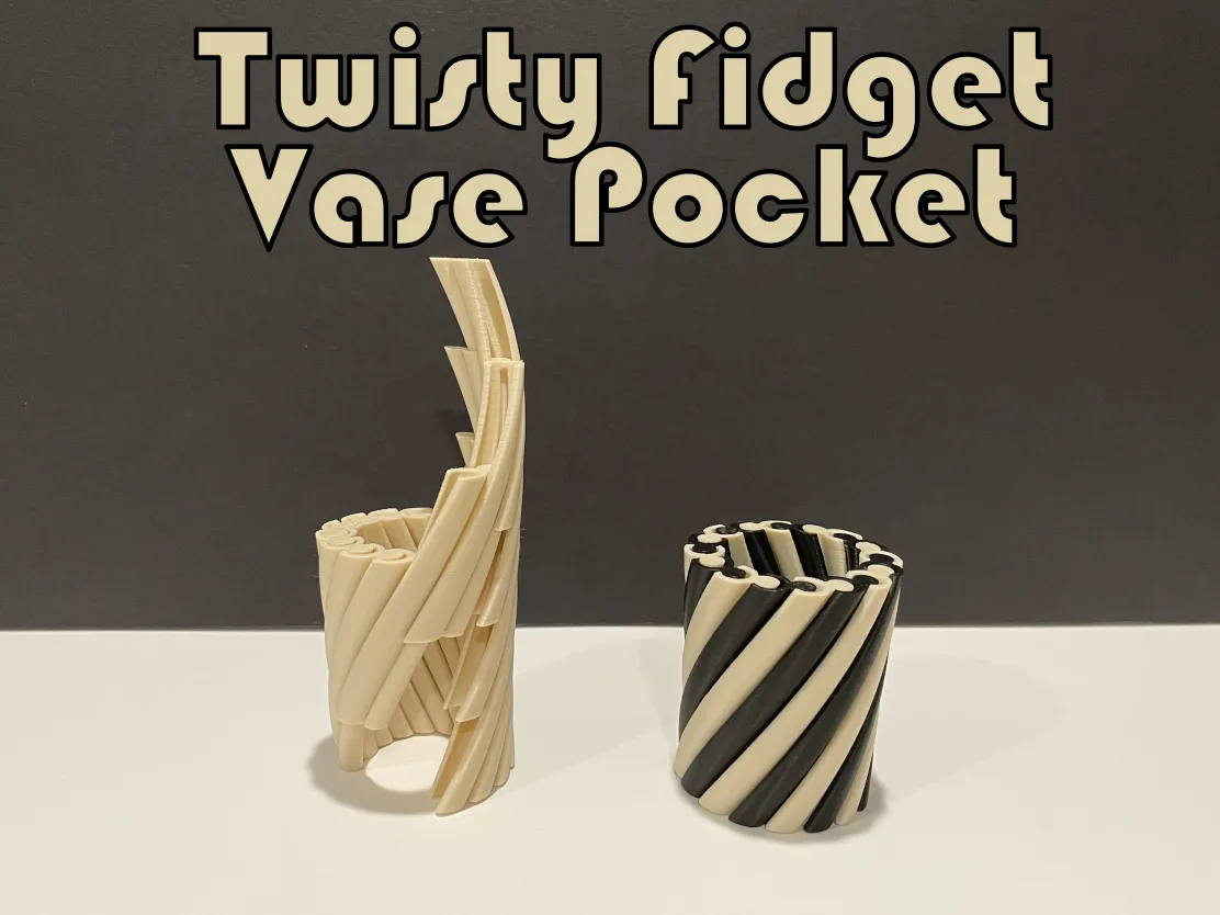 Twisty Fidget Vase Pocket - Infinity Cubes & Twisty Fidgets, in stock