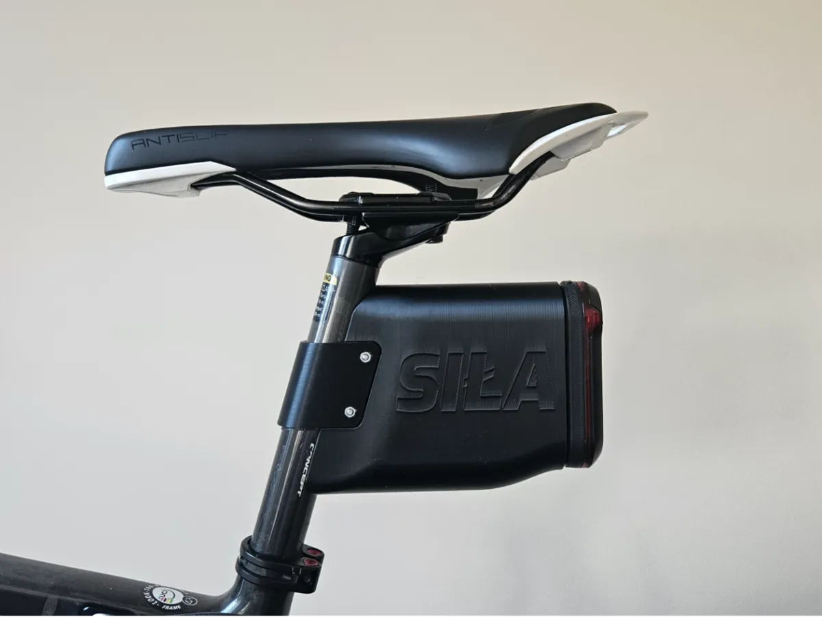 Bike tool box with Garmin Varia mount medium size