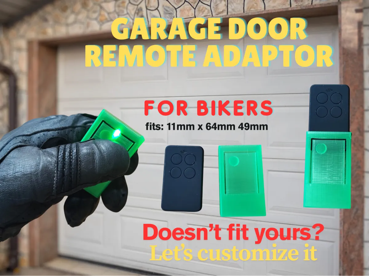 Garage Remote Adapter, Glove and Pocket Friendly - Dust Collection & Vacuum Adapters, in stock