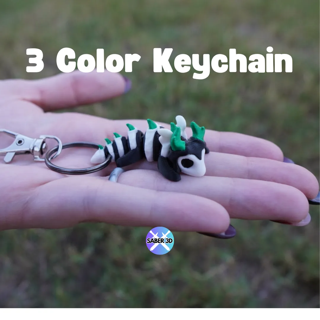 Mini Articulated Skeleton Dragon, photo 3 of 4 - Mini Articulated Skeleton Dragon Fidget & Sensory Toys