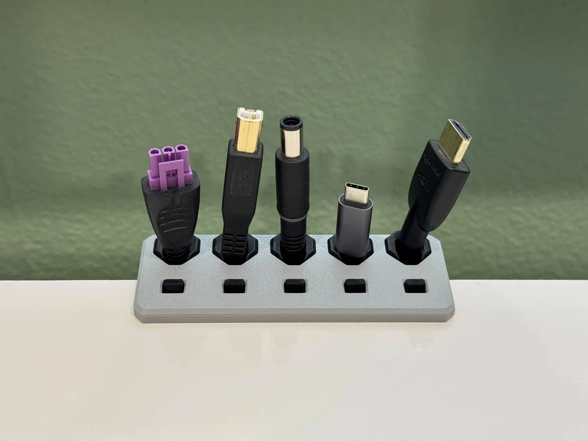 Desk cable holder / cable organizer with clamp, photo 2 of 4 - Desk cable holder / cable organizer with clamp Mobile & Device Accessories