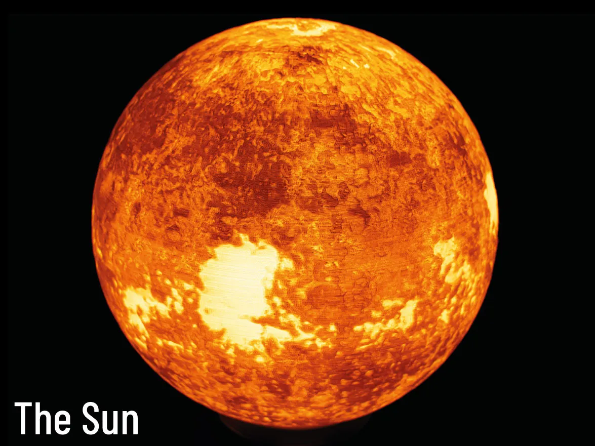 Solar System Lithophane Planet Lamps - ⌀295mm, photo 3 of 4 - Solar System Lithophane Planet Lamps - ⌀295mm Home Decor Items
