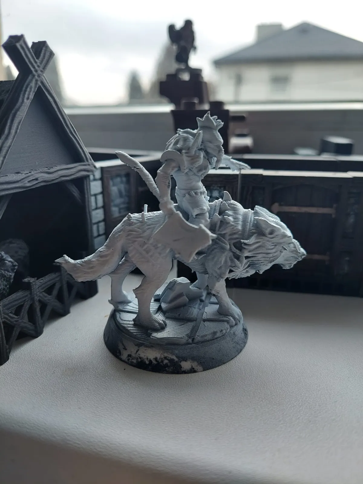 Goblin worg rider, photo 3 of 4 - Goblin worg rider Figurines & Collectibles