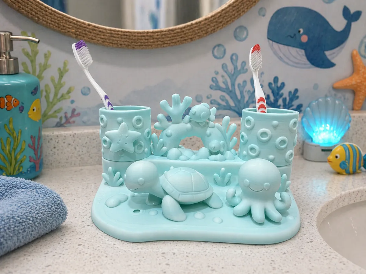 Ocean Life Toothbrush Holder