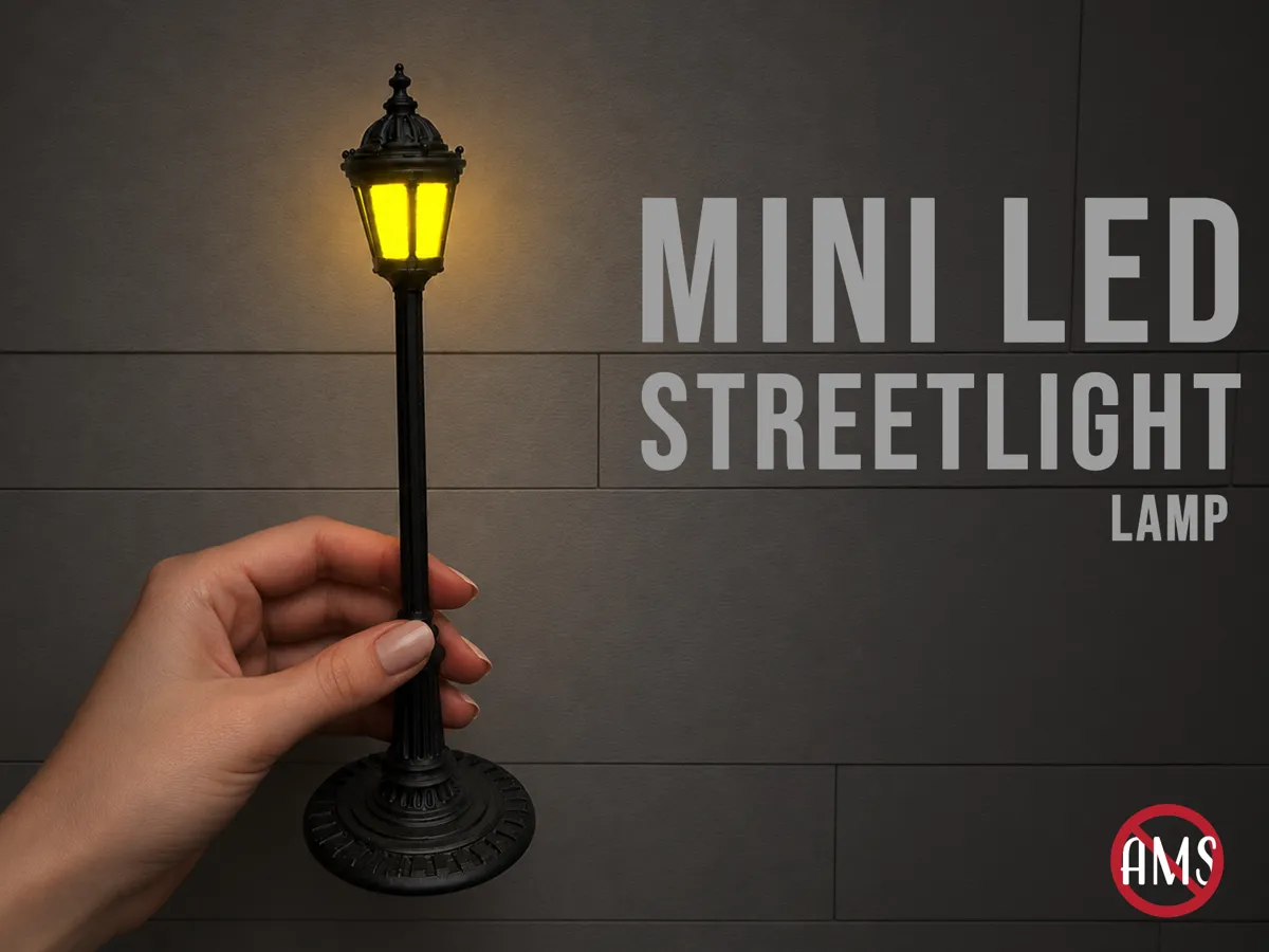 Mini Streetlight Lamp w/ Magnetic Switch