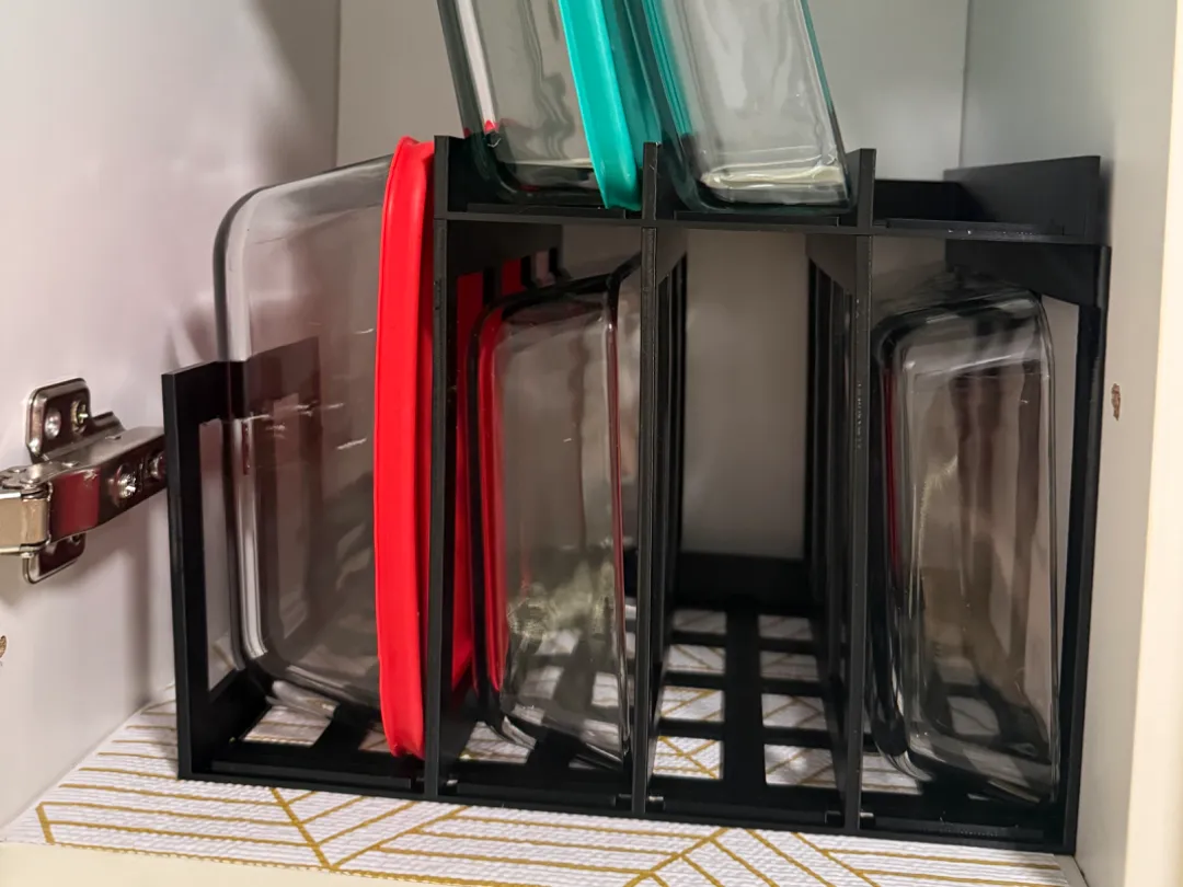 LaneRack Pyrex organizer Dishes lay on side. - Home Accents, in stock in India