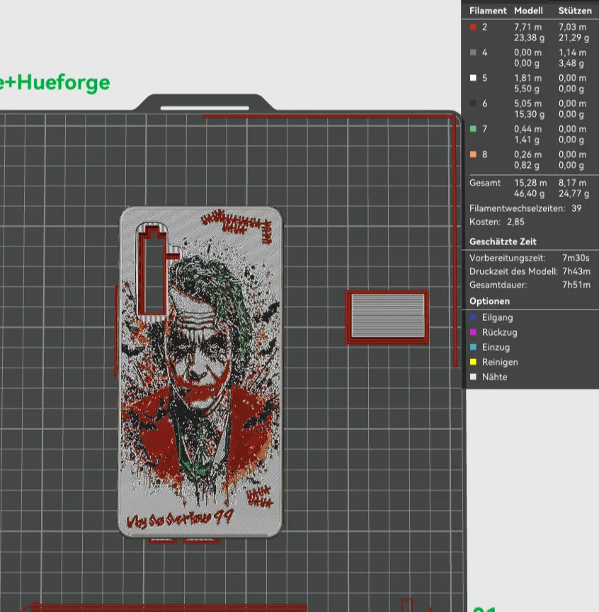 Galaxy A54 - HueForge Case Joker - Samsung Galaxy Covers, in stock in India