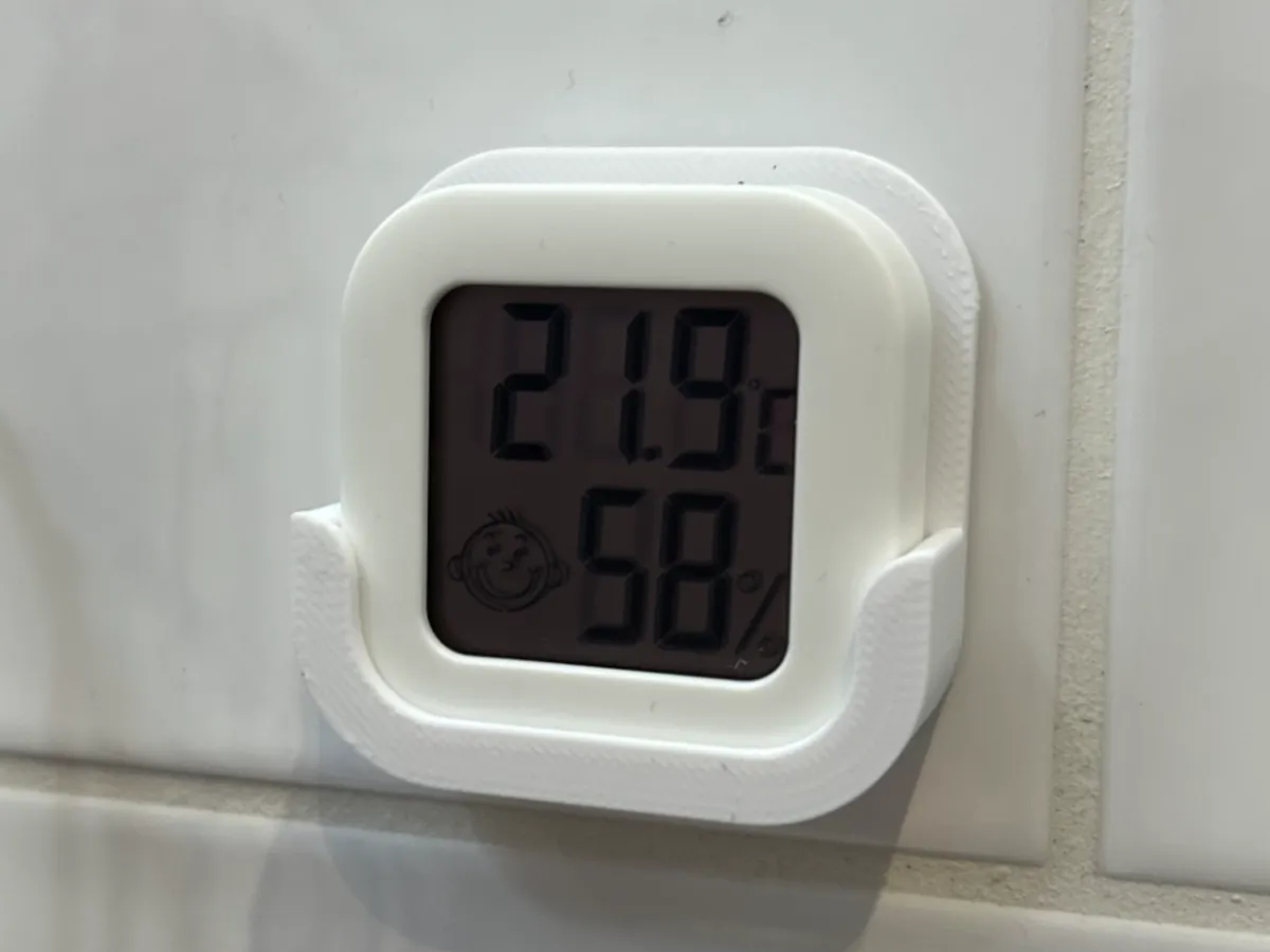 Thermometer hygrometer holder for cheap sensor