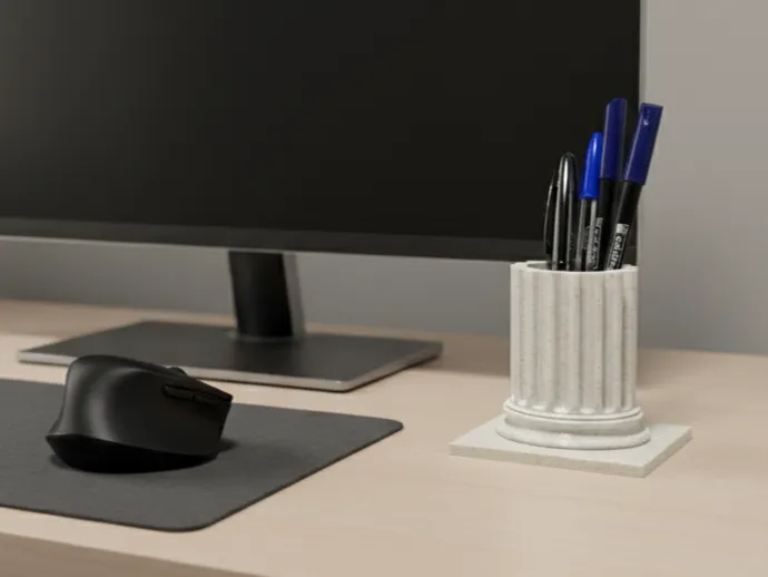 Greek Column Pen Holder - Pen Stands & Pencil Holders, in stock in India
