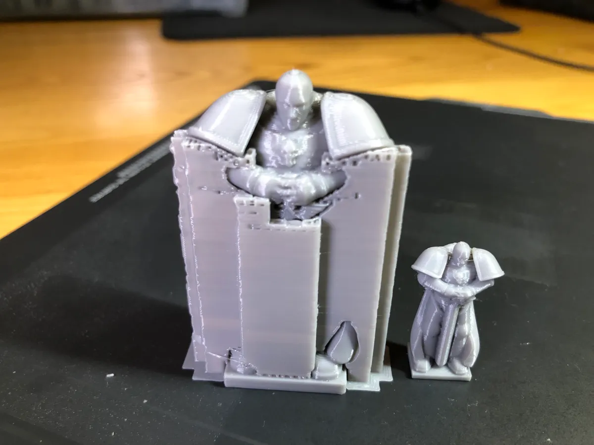 Epic Scale Terrain: Space Marine Statue, photo 3 of 4 - Epic Scale Terrain: Space Marine Statue Board Games & Tabletop