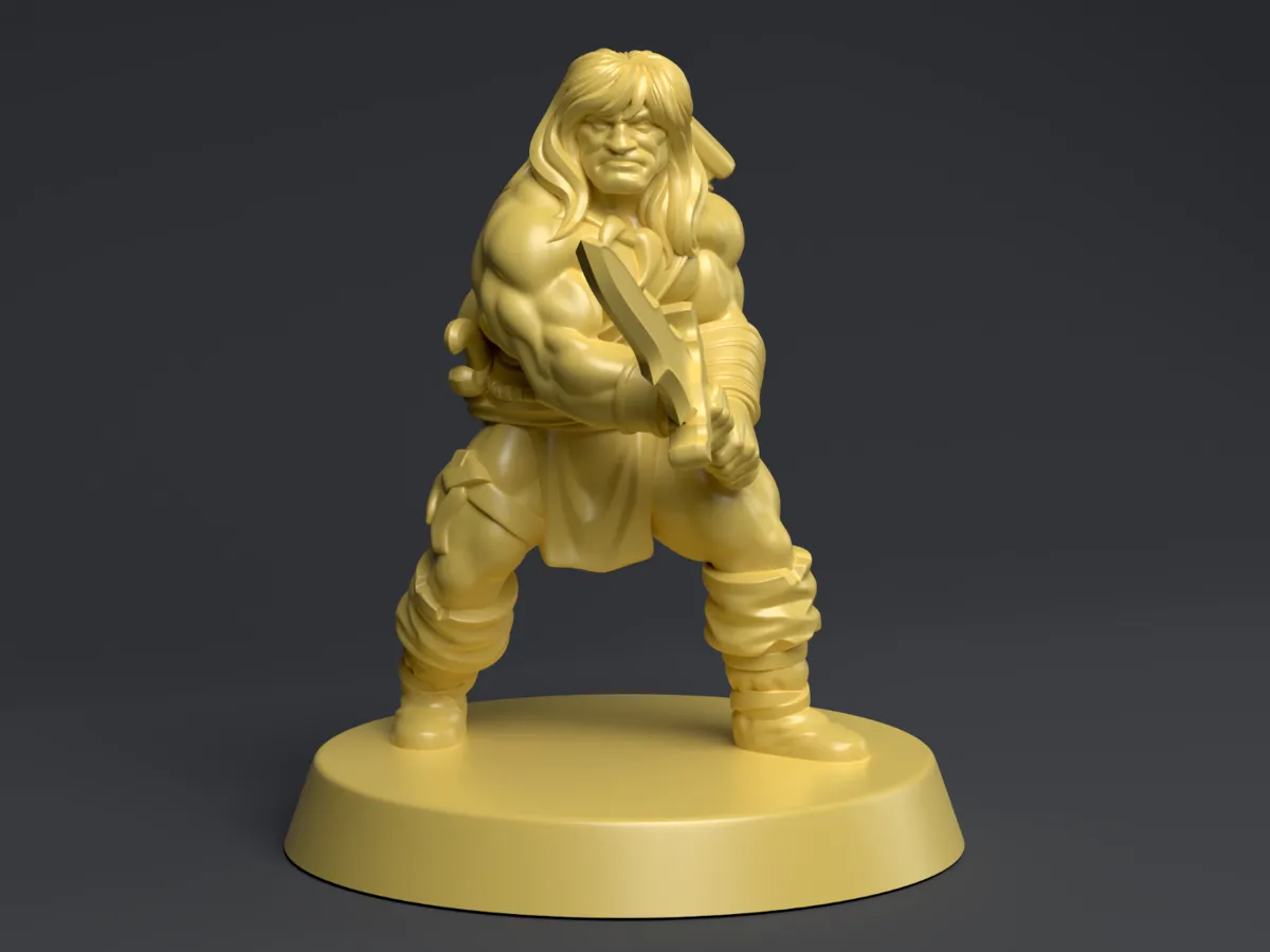 Barbarian Miniature 04 - People, in stock in India