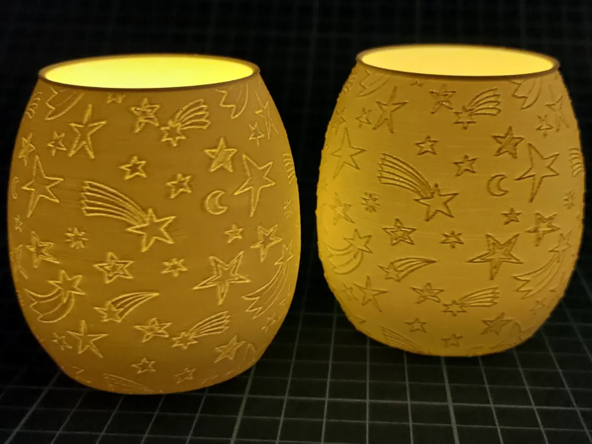 Tealight Winter Star lamp