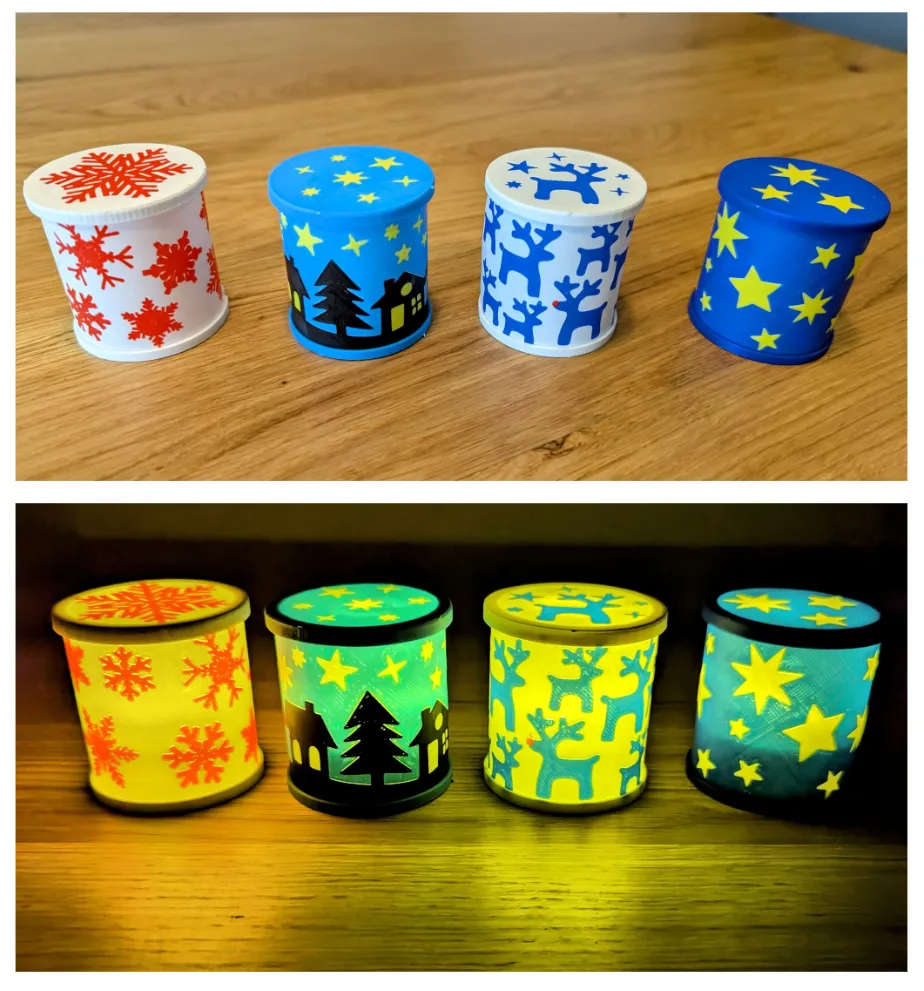Stars LED Lantern Card Kit 4x6 inches (10x15cm), photo 2 of 4 - Stars LED Lantern Card Kit 4x6 inches (10x15cm) Household