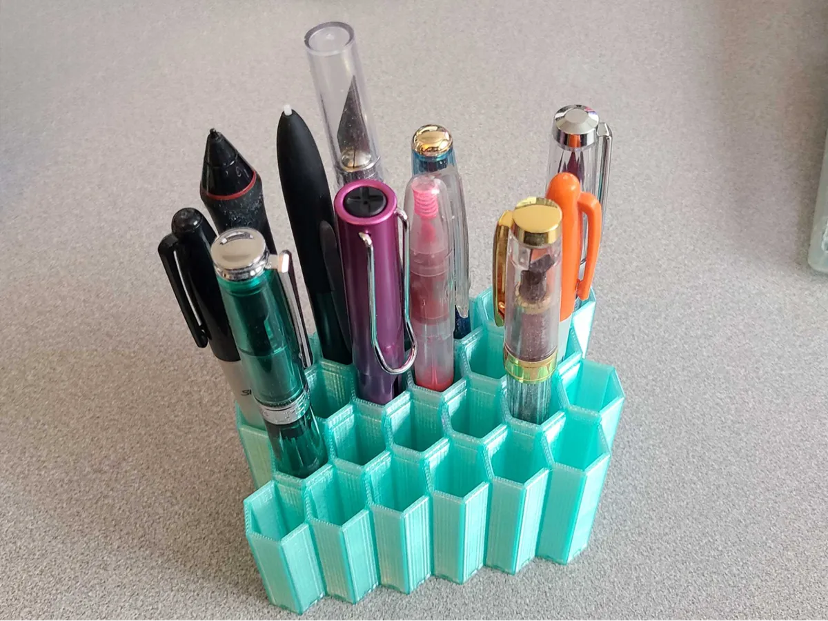 Pen/Tool Holder Hexagons - Customizable
