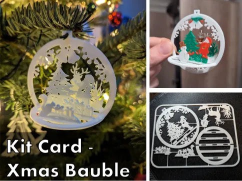 Kit Card Christmas Bauble