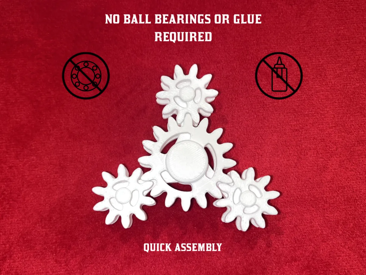 Gear Fidget Spinner - Hand Spinners, in stock