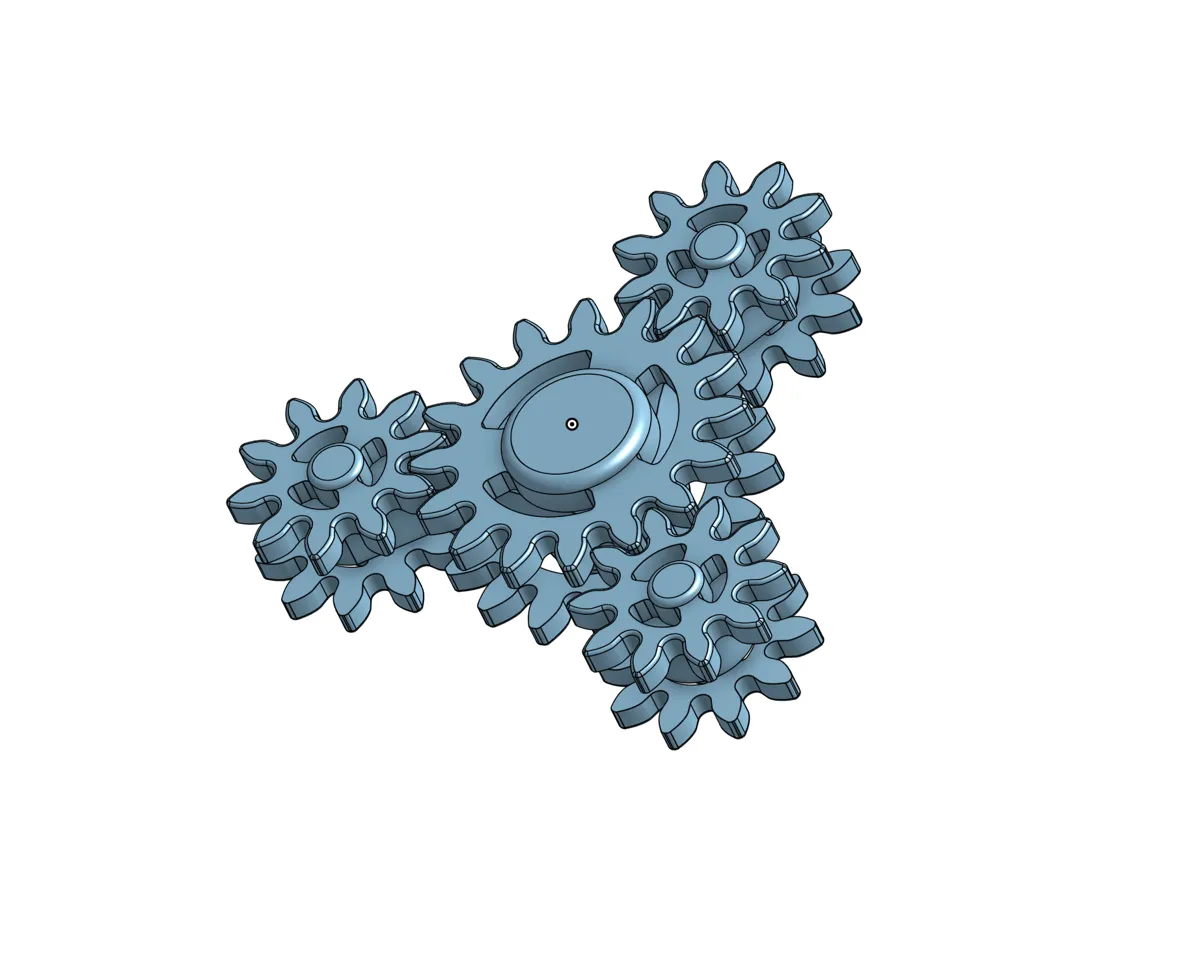 Gear Fidget Spinner, photo 2 of 3 - Gear Fidget Spinner Fidget & Sensory Toys