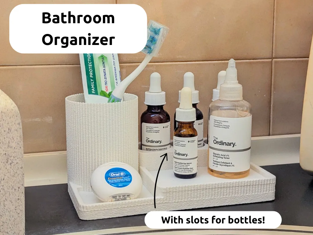 Bathroom Organizer Toothbrush Skincare Ordinary - Toothbrush Holders, in stock