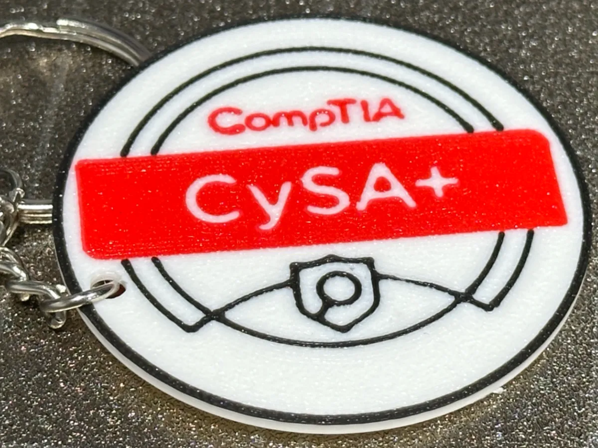 CompTIA CySA Certified Keychain - Luggage Tag - Signs & Logos, in stock in India