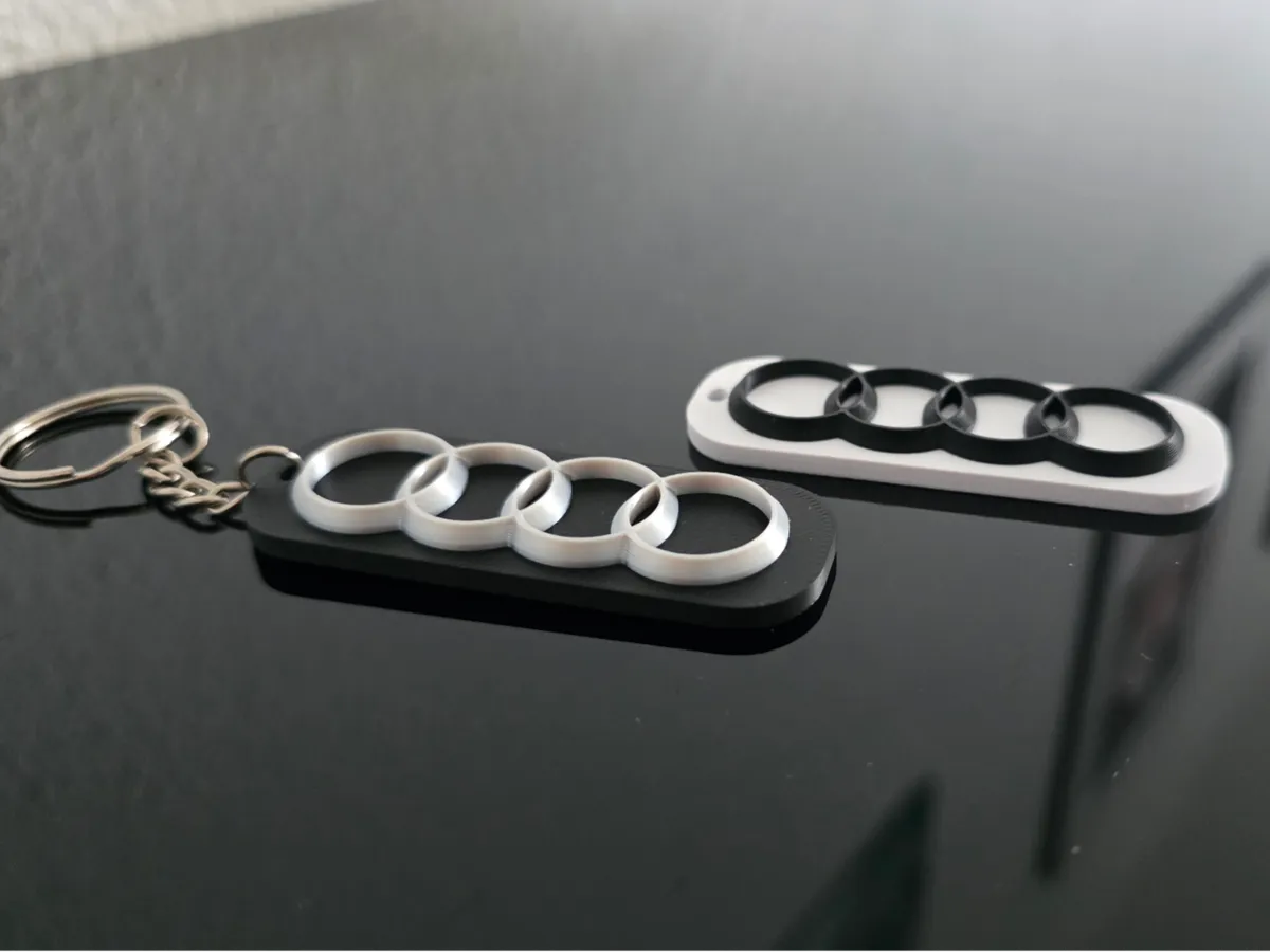 Audi keychain emblem