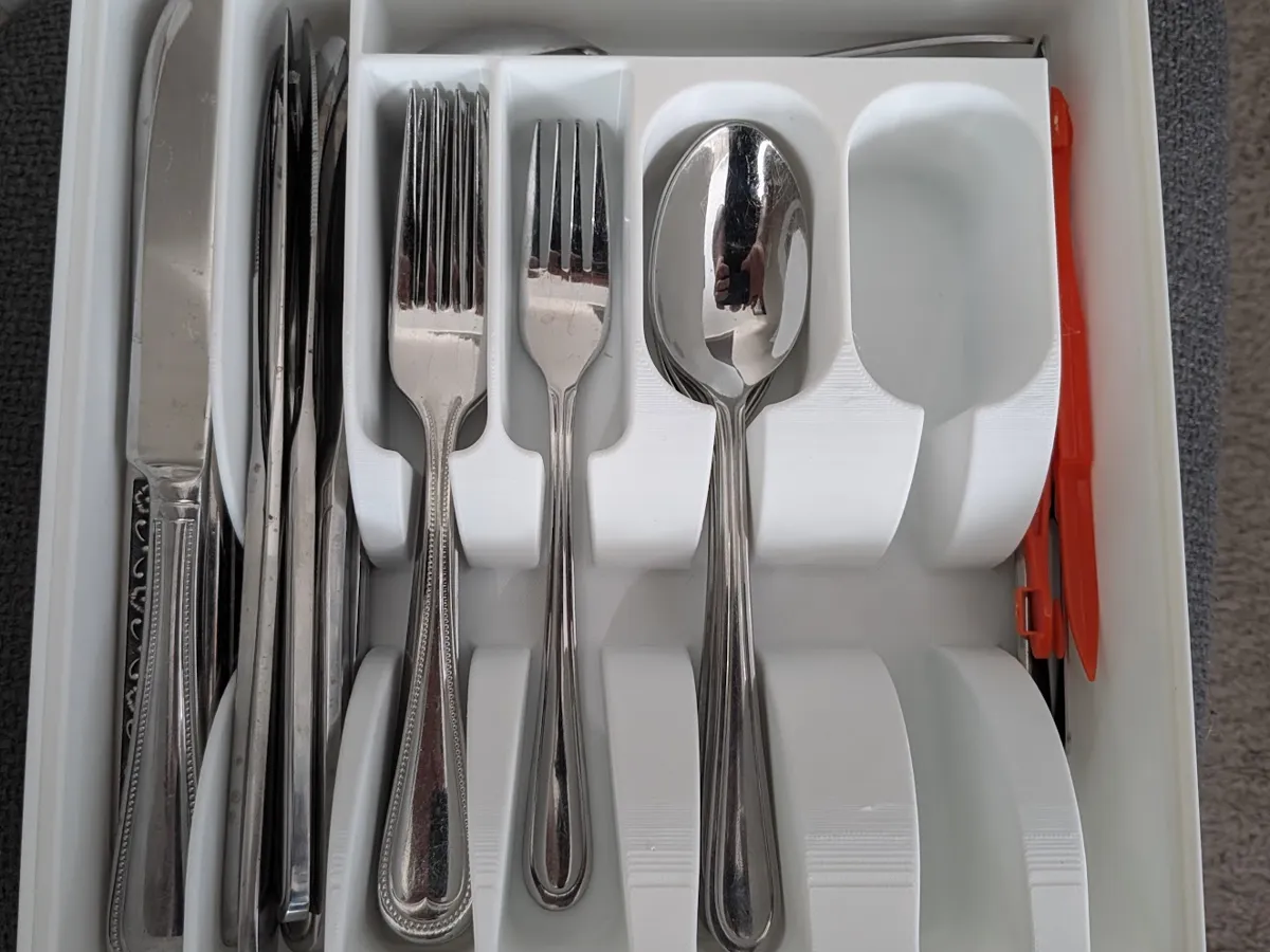 Gridfinity Deep Silverware Tray